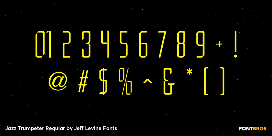 Jazz Trumpeter Regular Font Poster #1