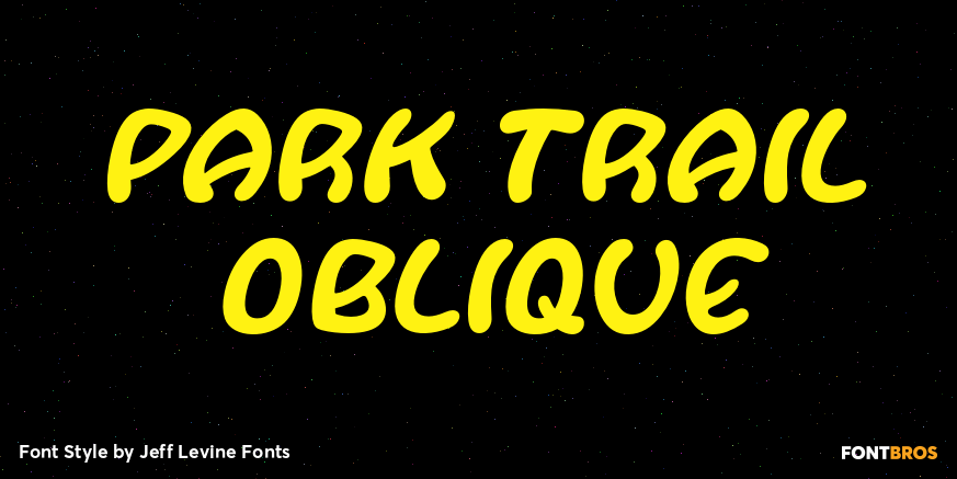 Park Trail Oblique Poster