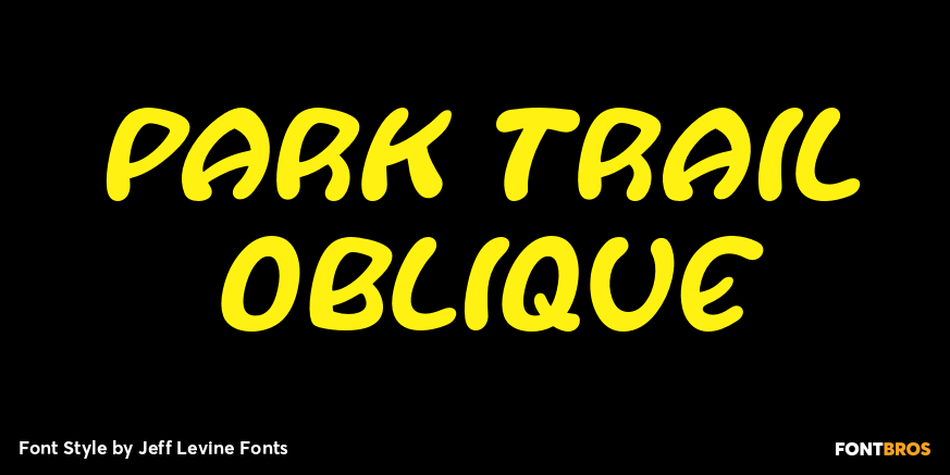 Park Trail Oblique Poster