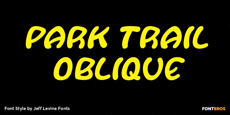Park Trail Oblique Poster