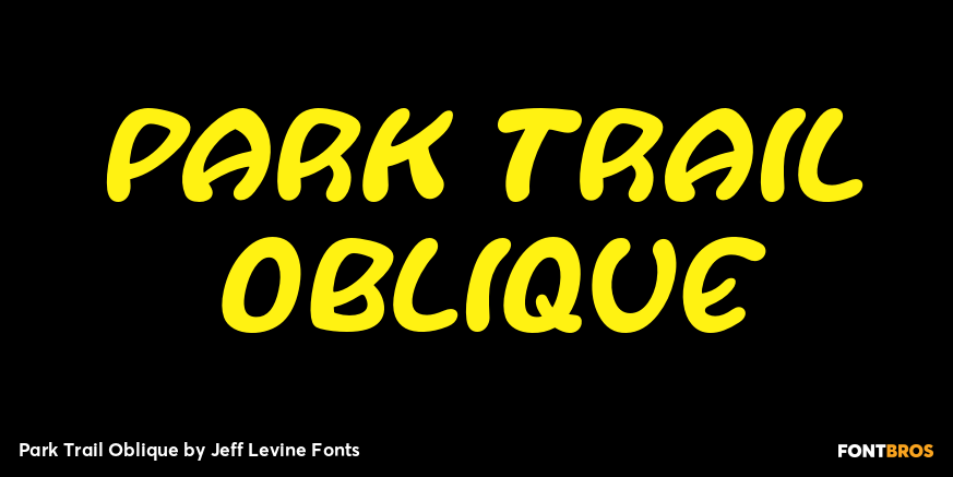 Park Trail Oblique Poster