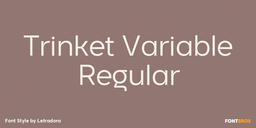 Trinket Variable Regular Poster