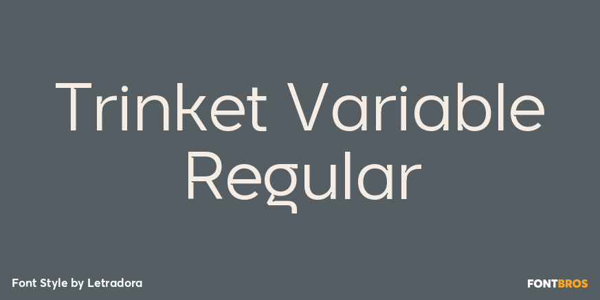Trinket Variable Regular Poster