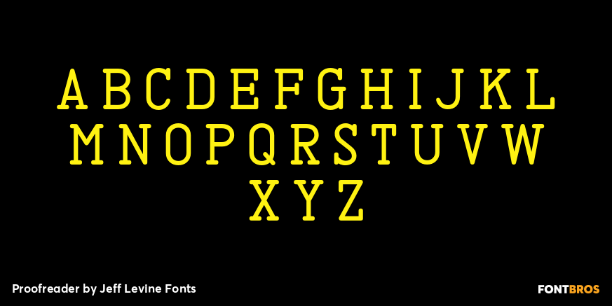 Proofreader Font Poster #2