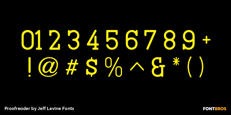 Proofreader Font Poster #4