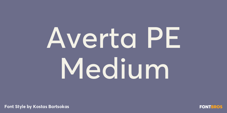 Averta PE Medium Poster