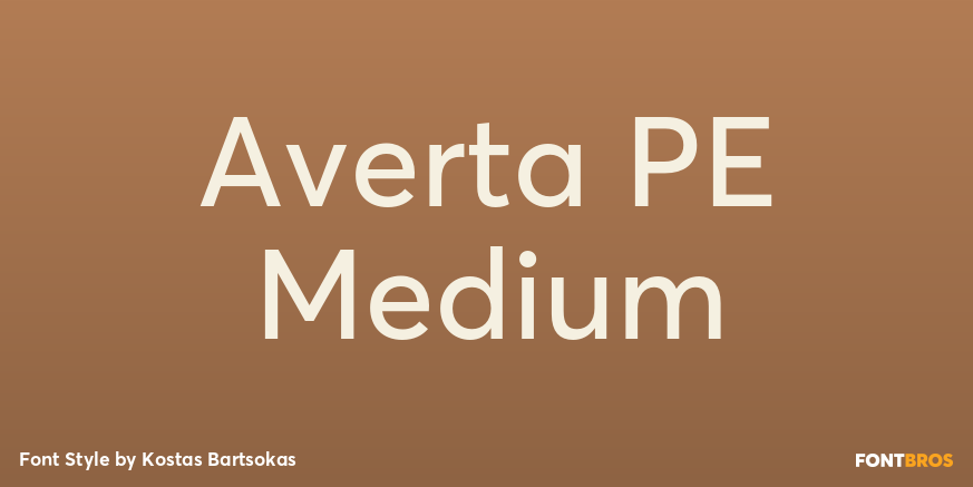 Averta PE Medium Poster