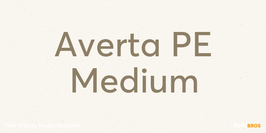 Averta PE Medium Poster