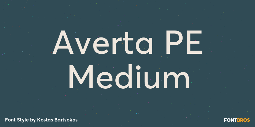 Averta PE Medium Poster