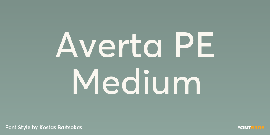 Averta PE Medium Poster