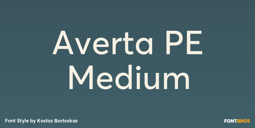Averta PE Medium Poster