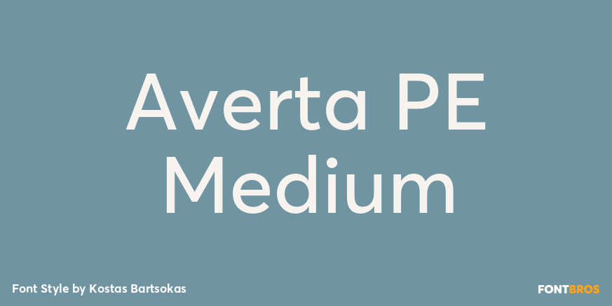 Averta PE Medium Poster
