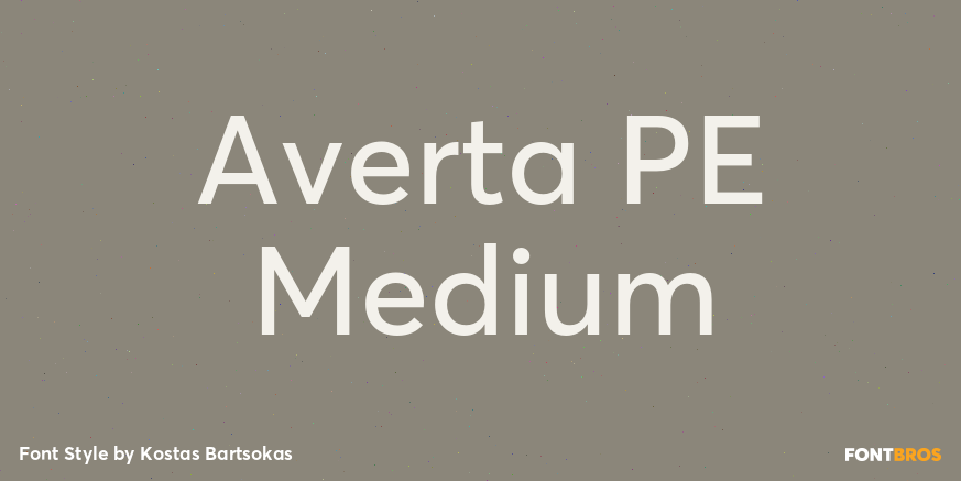 Averta PE Medium Poster