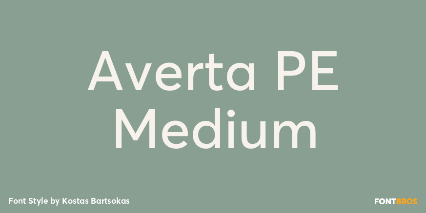 Averta PE Medium Poster