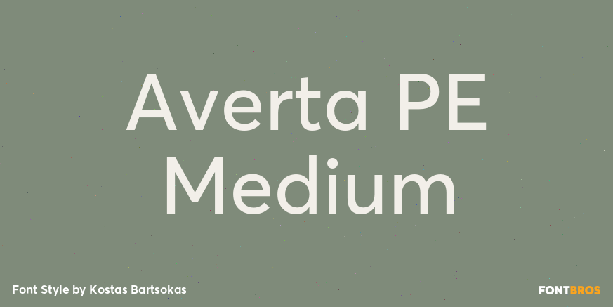 Averta PE Medium Poster