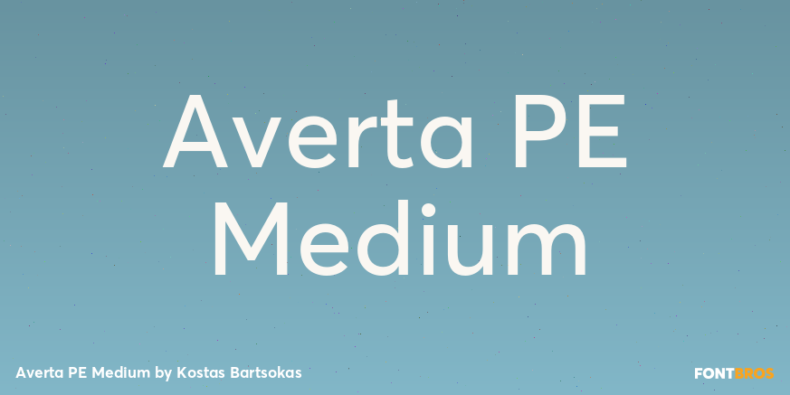 Averta PE Medium Poster
