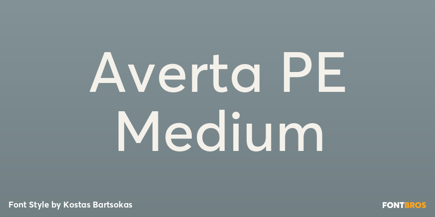 Averta PE Medium Poster