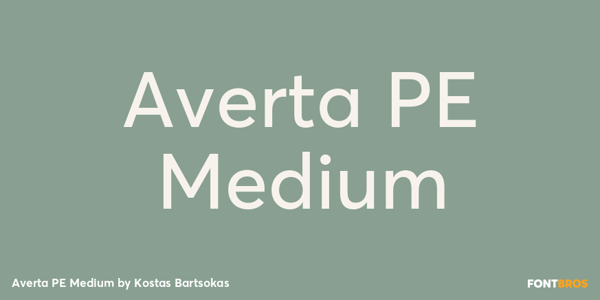 Averta PE Medium Poster