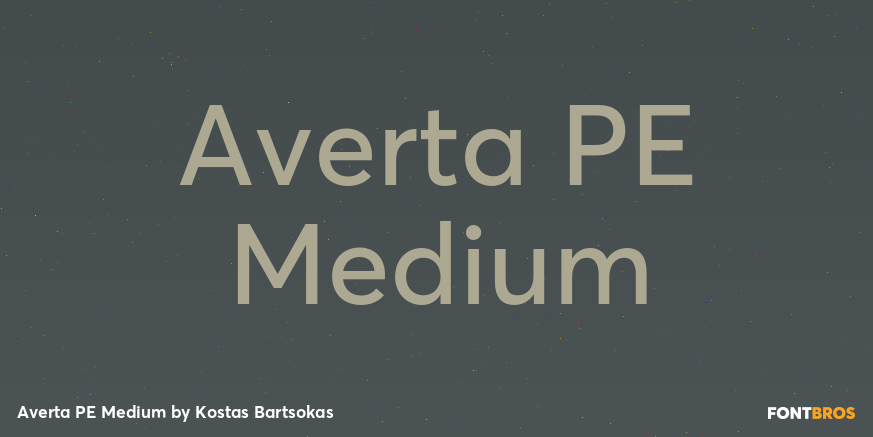 Averta PE Medium Poster