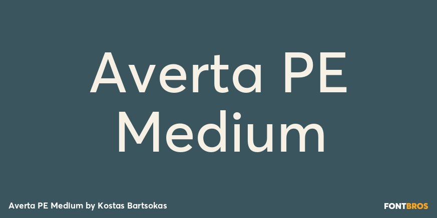 Averta PE Medium Poster
