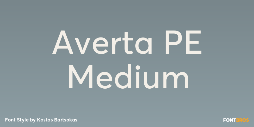 Averta PE Medium Poster
