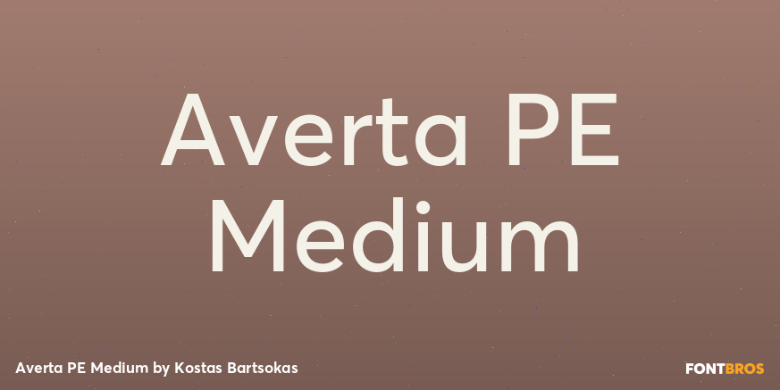 Averta PE Medium Poster