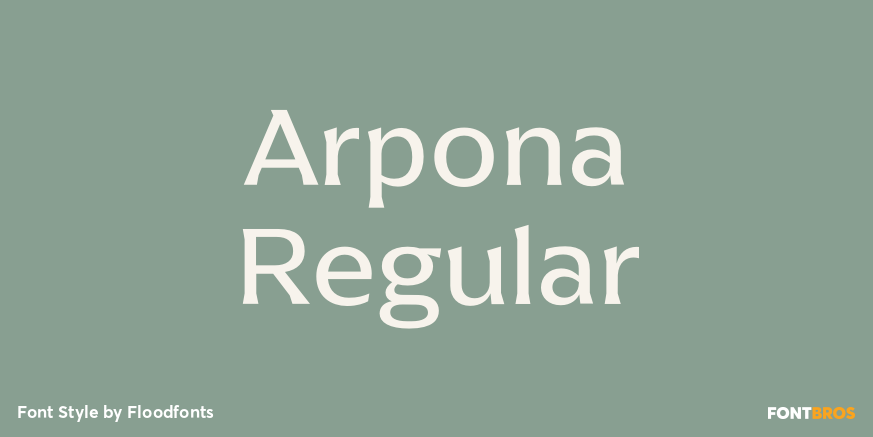 Arpona Regular Poster