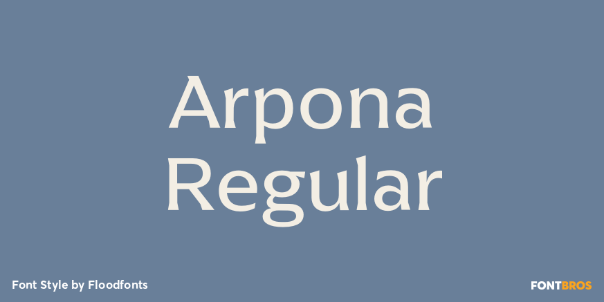 Arpona Regular Poster