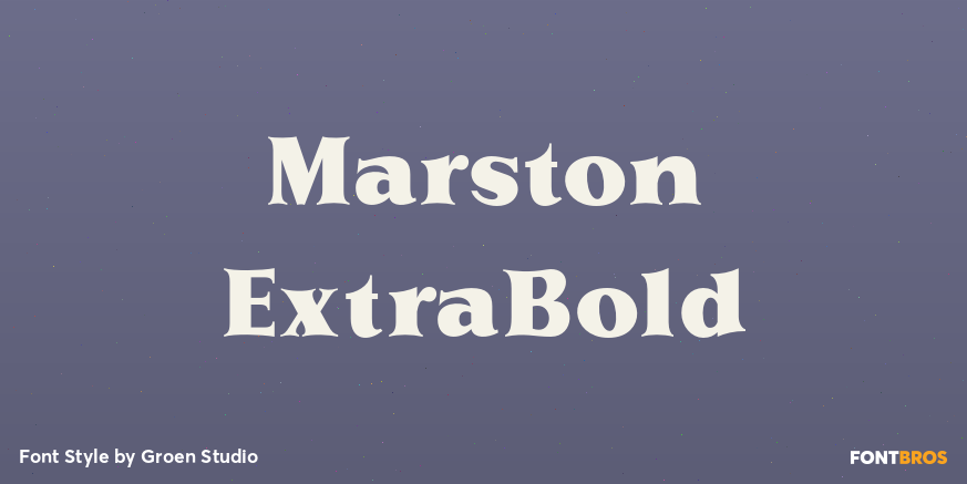 Marston ExtraBold Poster