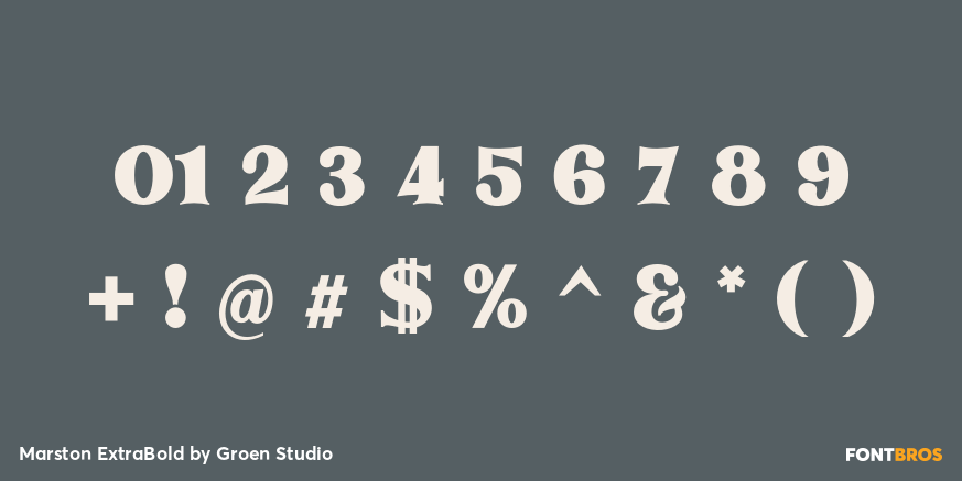 Marston ExtraBold Font Poster #4
