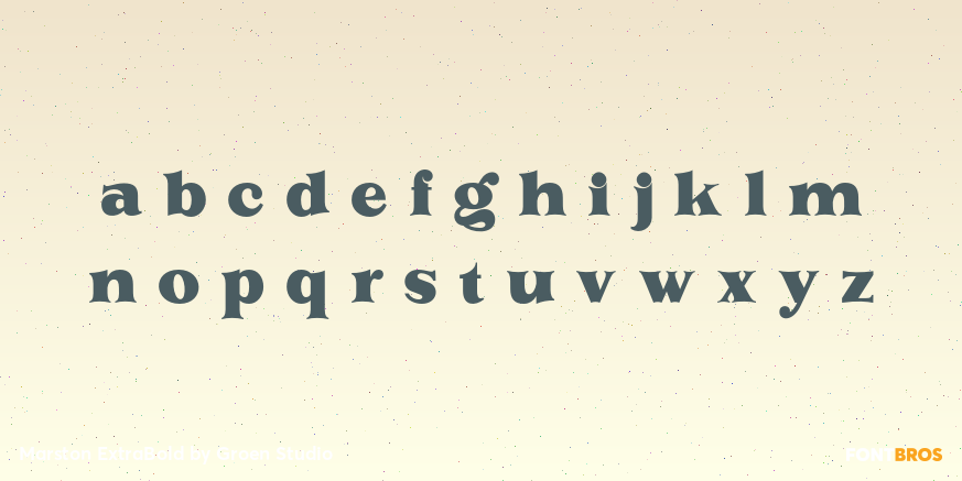 Marston ExtraBold Font Poster #3