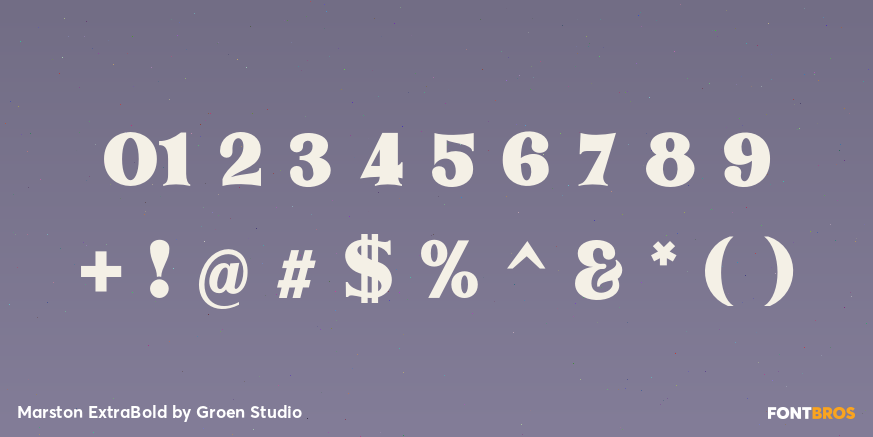 Marston ExtraBold Font Poster #4