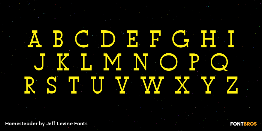 Homesteader Font Poster #2