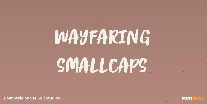 Wayfaring SmallCaps Poster
