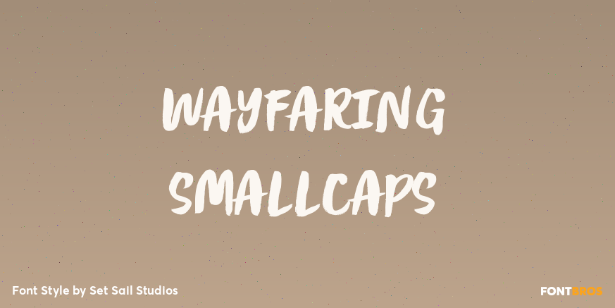 Wayfaring SmallCaps Poster