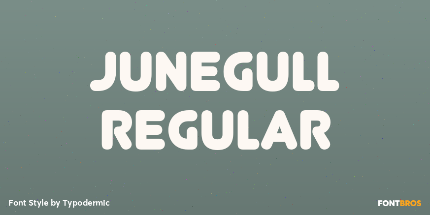 Junegull Regular Font Poster #1