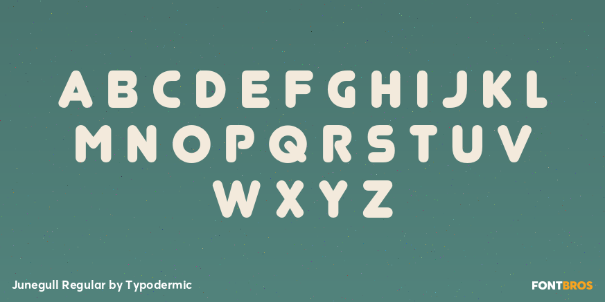 Junegull Regular Font Poster #1