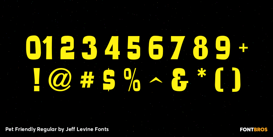 Pet Friendly Regular Font Poster #4