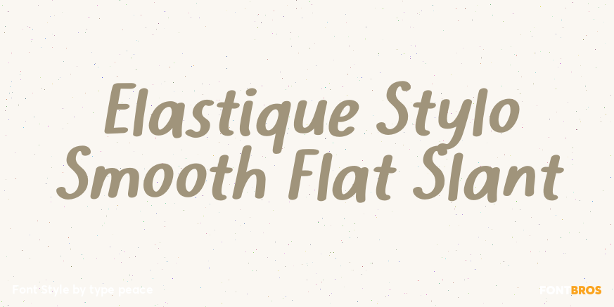 Elastique Stylo Smooth Flat Slant Poster