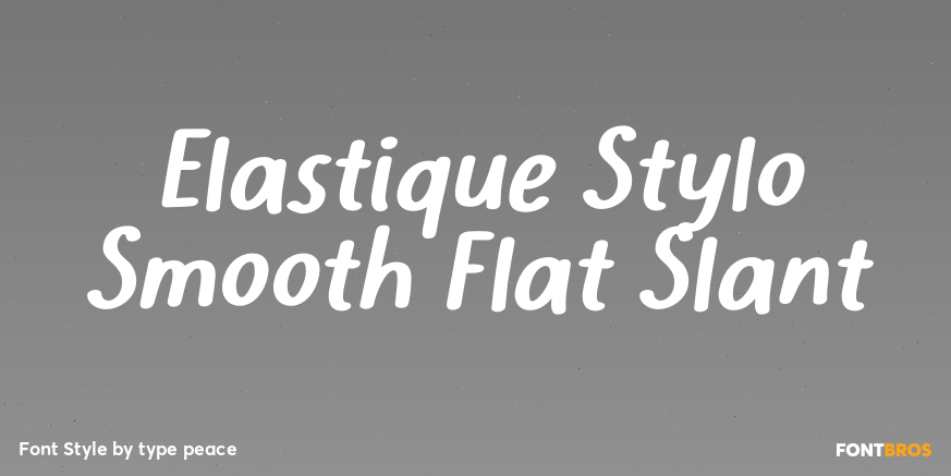 Elastique Stylo Smooth Flat Slant Poster