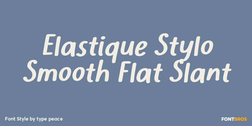 Elastique Stylo Smooth Flat Slant Poster