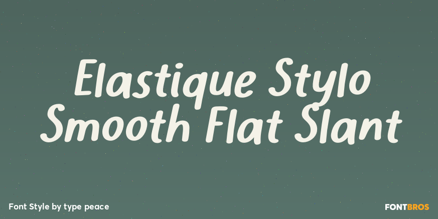 Elastique Stylo Smooth Flat Slant Poster