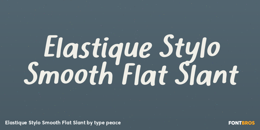 Elastique Stylo Smooth Flat Slant Poster