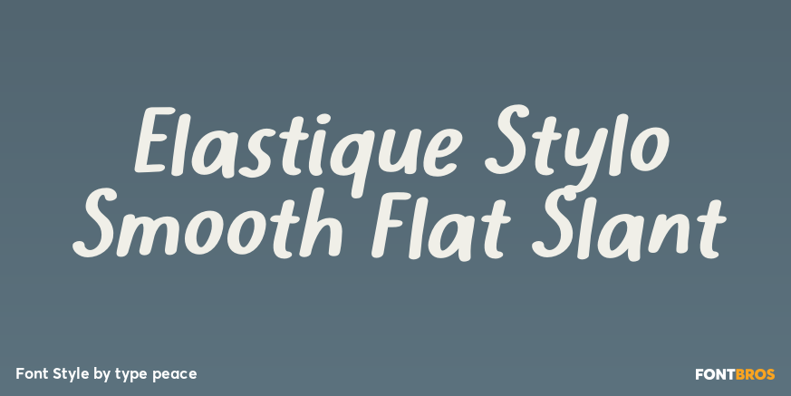 Elastique Stylo Smooth Flat Slant Poster