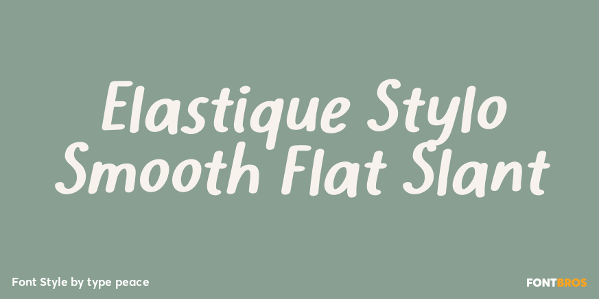 Elastique Stylo Smooth Flat Slant Poster