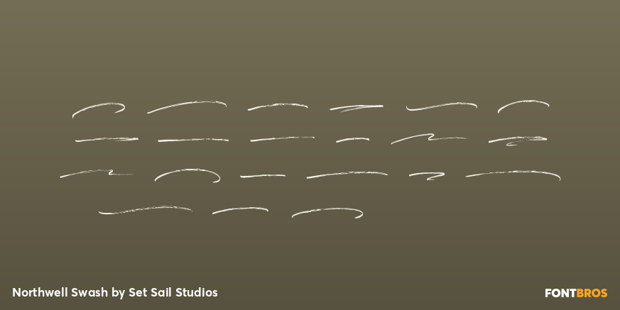 Northwell Swash Font Poster #2