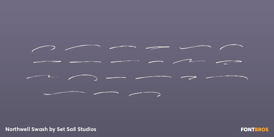 Northwell Swash Font Poster #3
