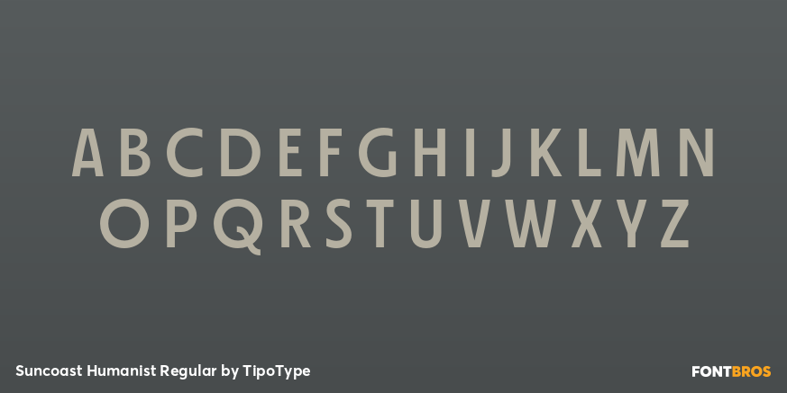 Suncoast Humanist Regular Font Poster #2