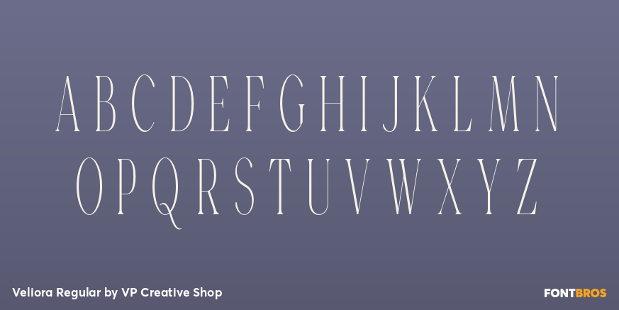 Veliora Regular Font Poster #2