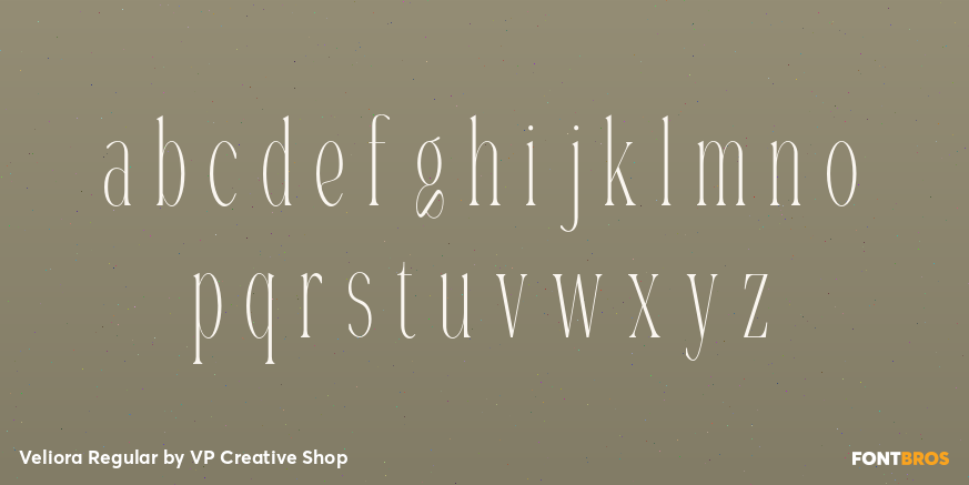 Veliora Regular Font Poster #3